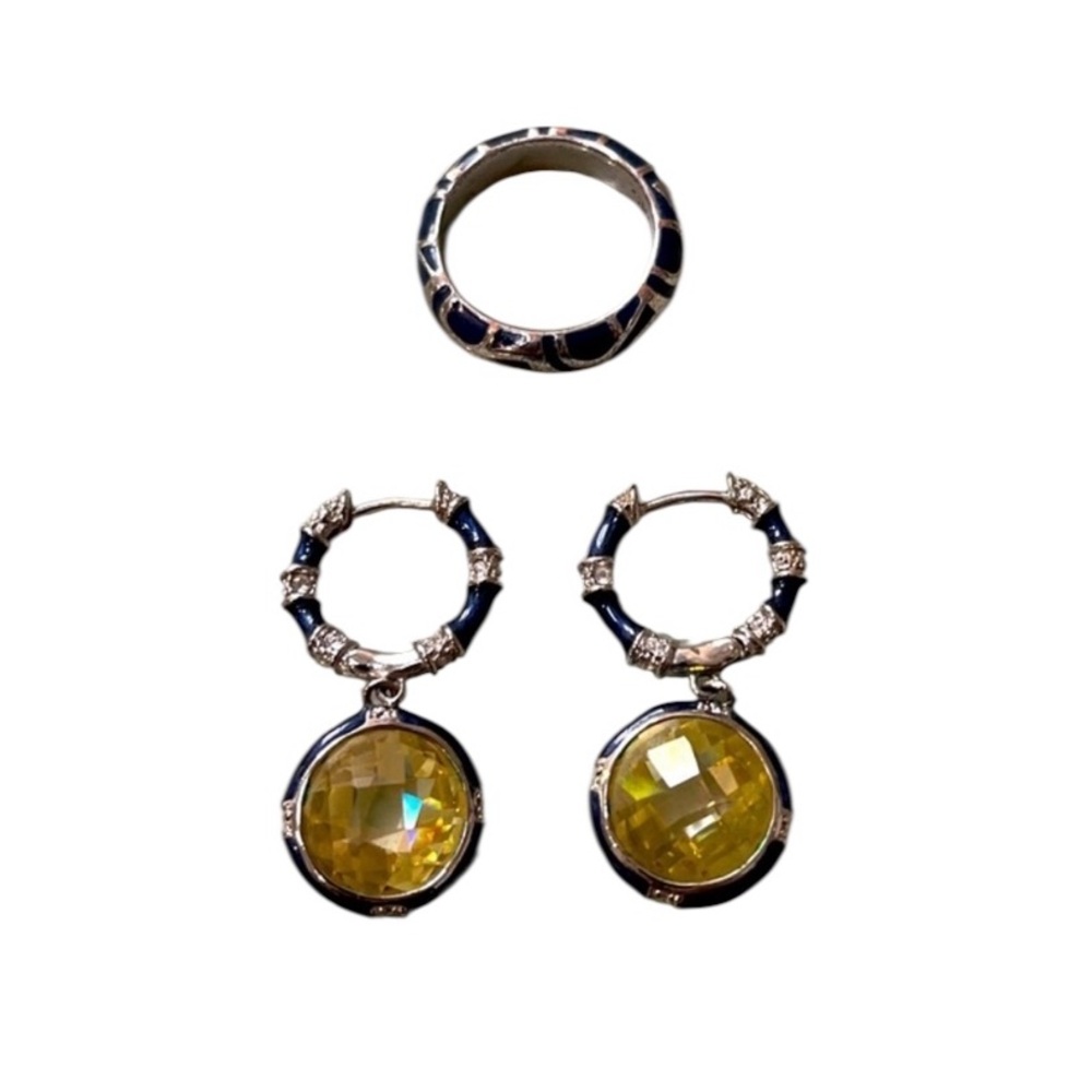 Lauren G Adams Ring and Earrings set